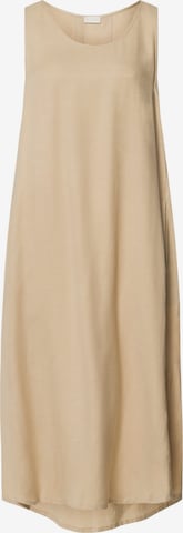 Hanro Jerseykleid ' Urban Casuals ' in Beige: Vorderseite