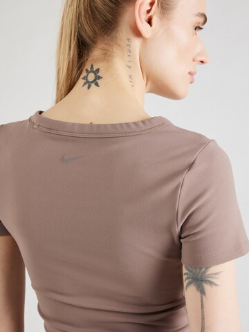 T-shirt fonctionnel 'ONE' NIKE en marron