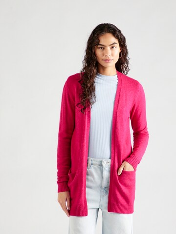 VILA Knit cardigan 'Ril' in Pink: front