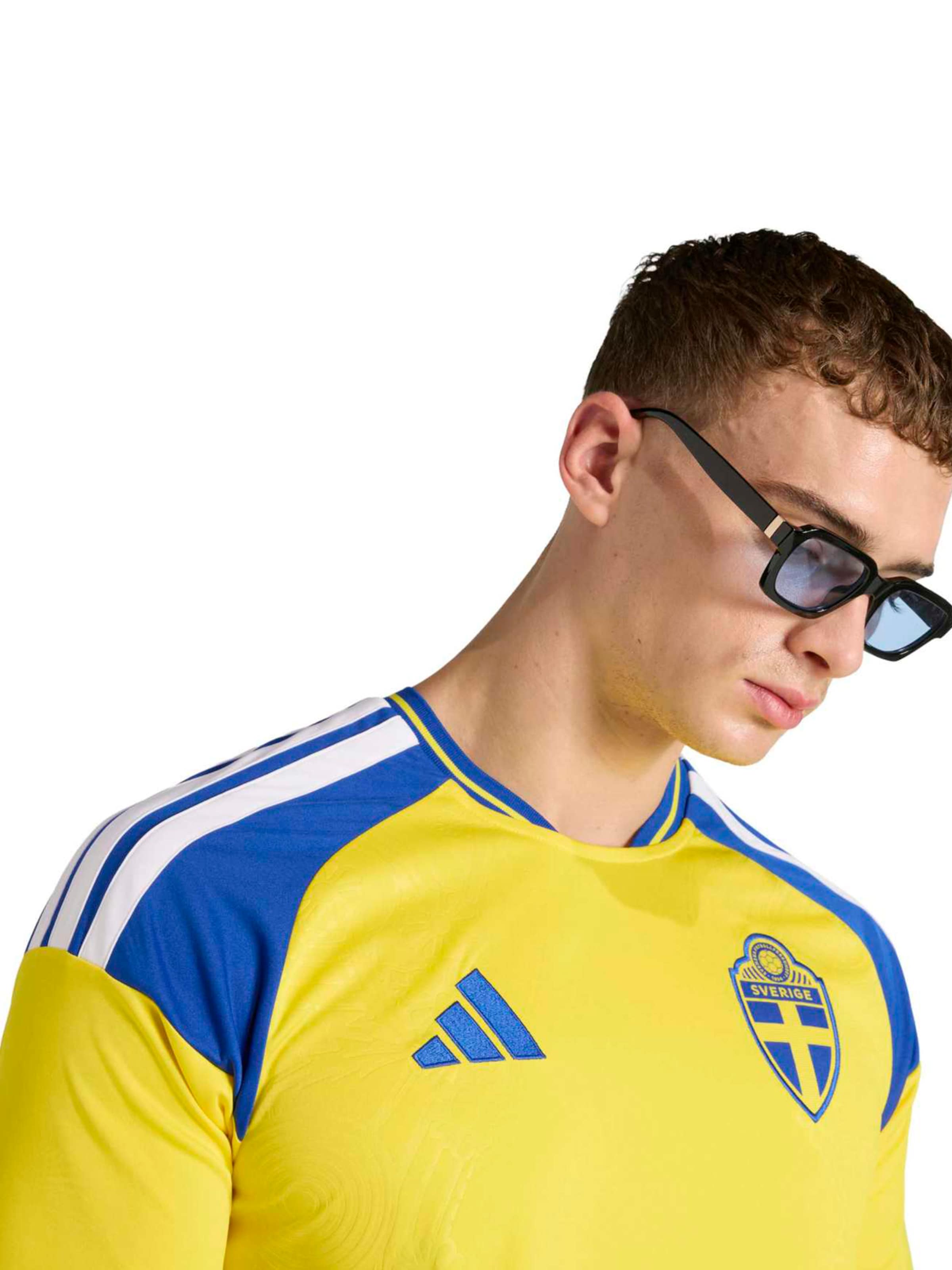 ADIDAS PERFORMANCE Αθλητική φανέλα 'Sweden 26 Home' σε κίτρινο