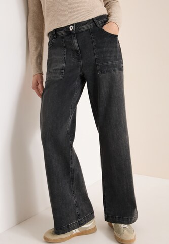 CECIL Loosefit Jeans in Schwarz: Vorderseite