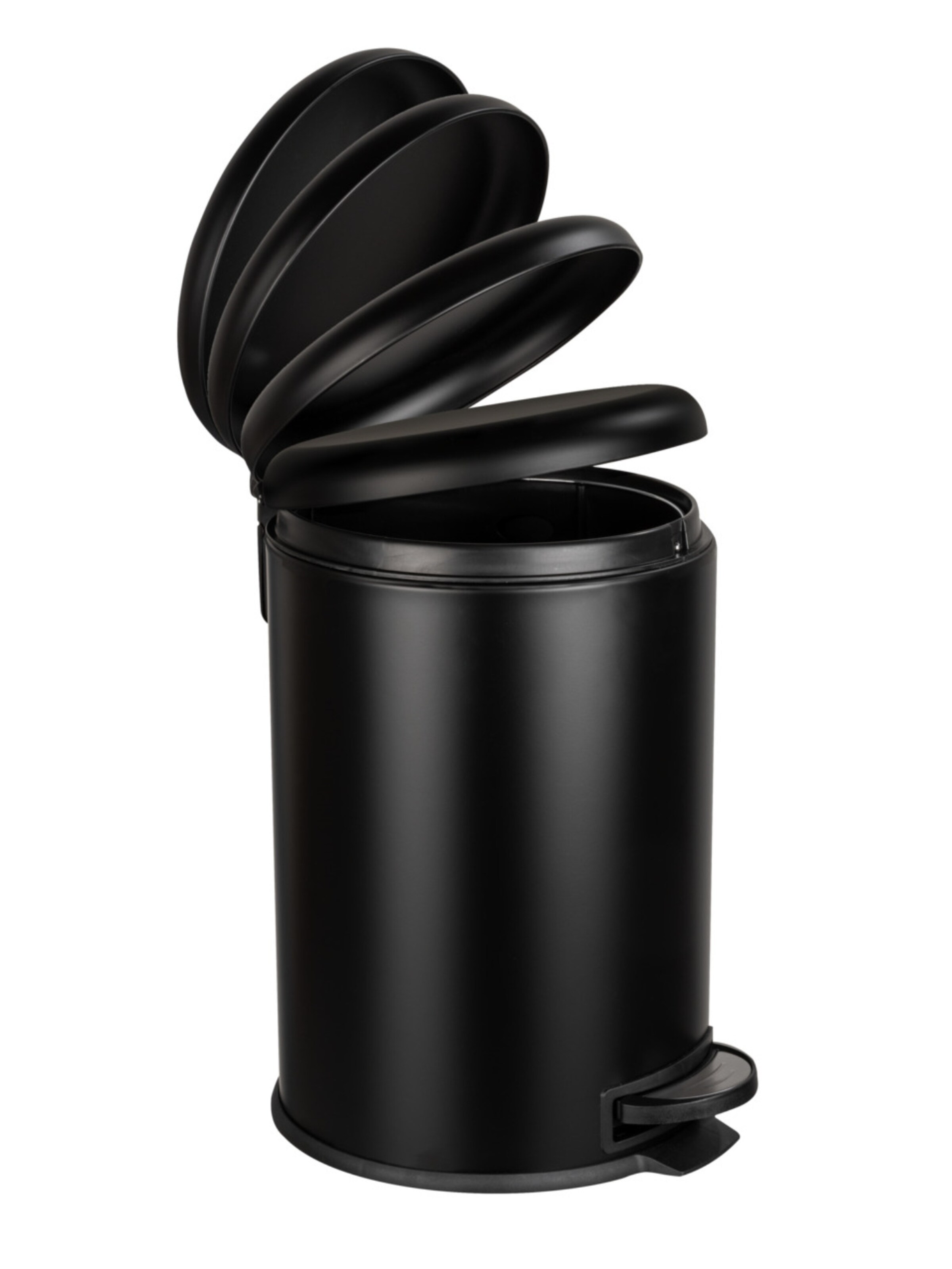 Wenko Mülleimer 'Easy-Close Leman' 12l in Schwarz