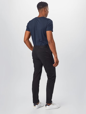 Coupe slim Pantalon chino 'Taber' BOSS en noir