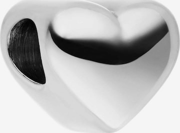 PURELEI - Atrelado 'Classic Heart' em prata: frente