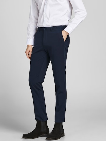 JACK & JONES - Regular Calças chino 'Jack' em azul: frente