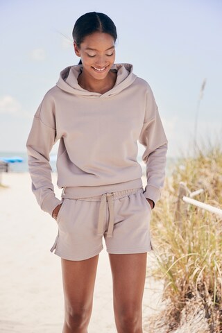 LASCANA Sweatshirt in Beige: voorkant