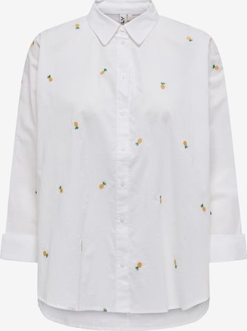 Camicia da donna 'ONLNEW LINA GRACE' di ONLY in bianco: frontale