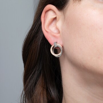 Lotus Ohrringe in Silber: Vorderseite