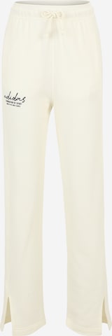 balta ADIDAS SPORTSWEAR Standartinis Sportinės kelnės 'BLUV Q3': priekis