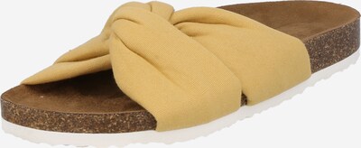 ONLY Mule 'MAXI' en jaune d'or, Vue avec produit