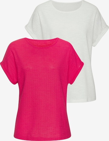 T-shirt VIVANCE en rose : devant