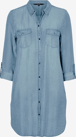 Vero Moda Curve Shirt Dress 'Silla' in Blue: front