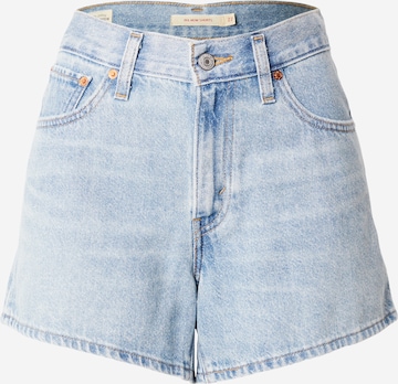 LEVI'S ® Jeans '80s Mom Short' in Blauw: voorkant