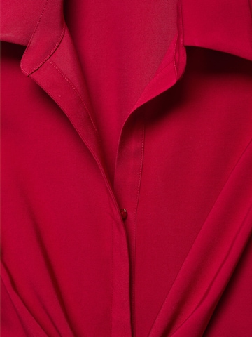 MANGO Shirt Dress 'SANSE' in Red