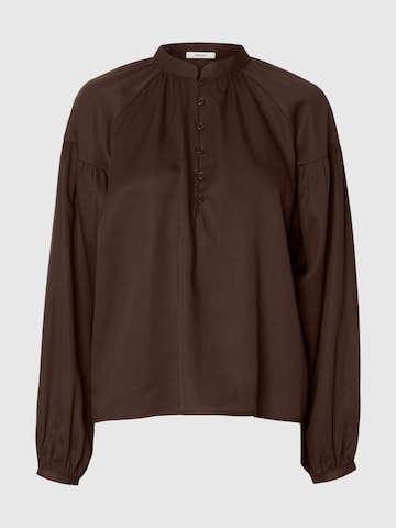 SELECTED - Blusa 'SLWDONNA' en marrón