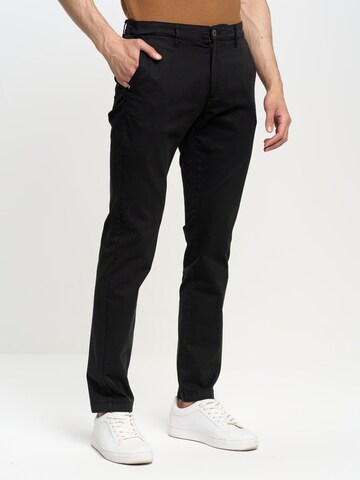 BIG STAR Tapered Chino 'ERHAT' in Zwart