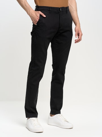 BIG STAR Tapered Chinohose 'ERHAT' in Schwarz