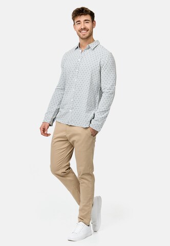 INDICODE JEANS Regular Fit Hemd ' Joffrey ' in Weiß