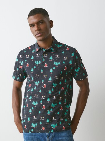 T-Shirt Next en bleu : devant