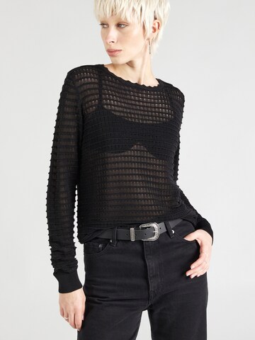 VERO MODA Sweater 'Erica' in Black: front