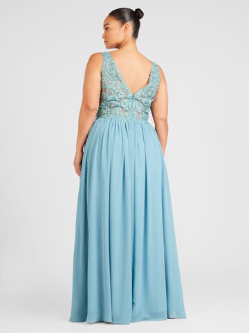 My Mascara Curves Evening Dress in Blue