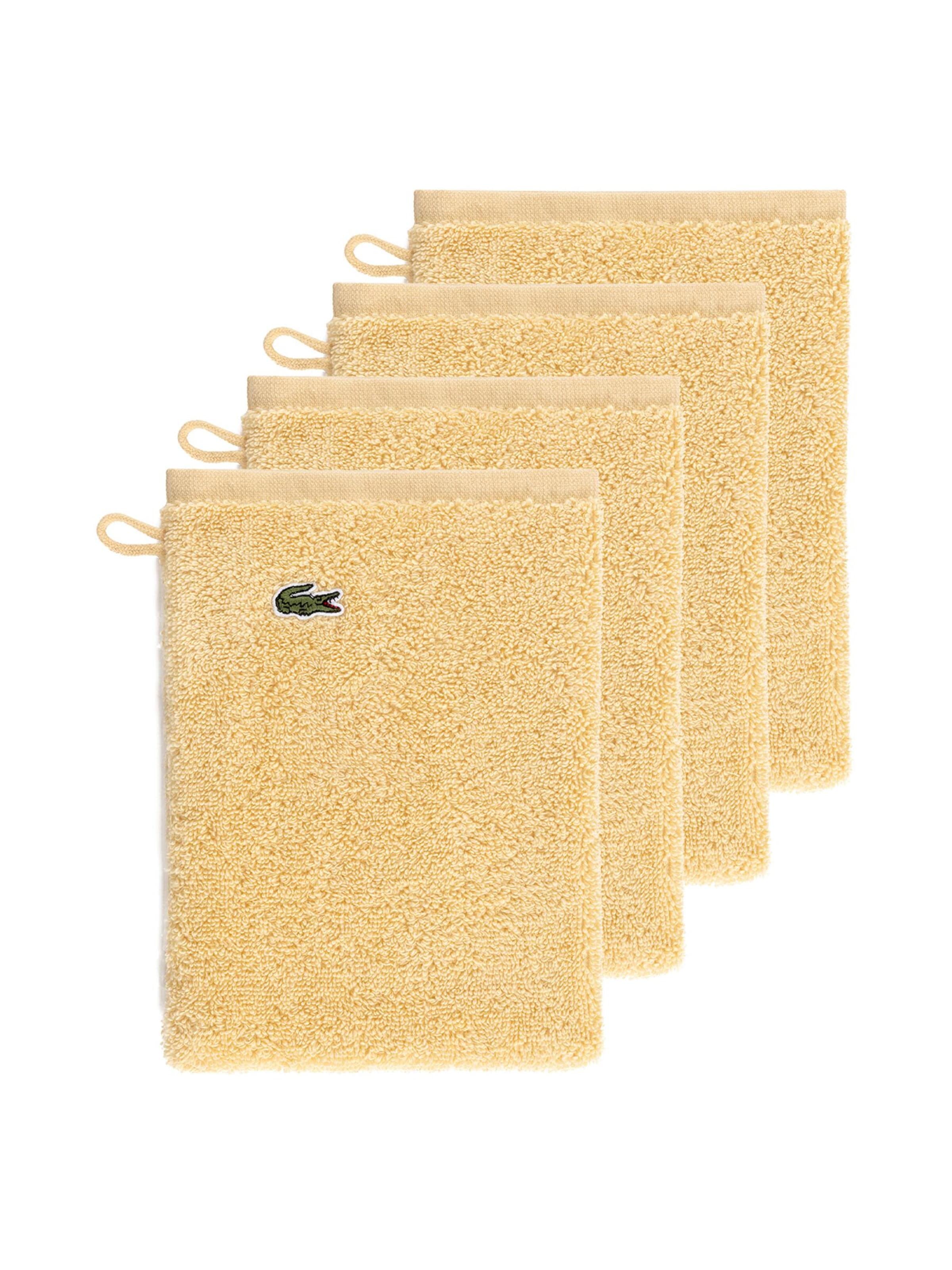 LACOSTE Handtuch 'LLECROCO'‌‌‌‌‌ in Beige: Vorderseite