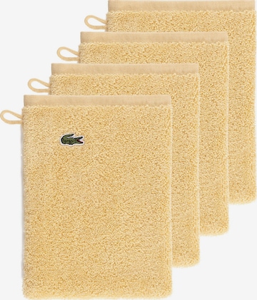 LACOSTE Handtuch 'LLECROCO' in Beige: Vorderseite