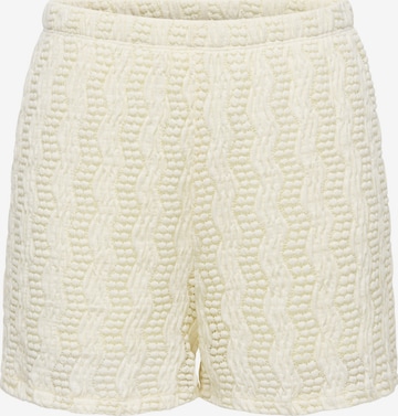 ONLY Wide leg Byxa 'ONLGRACE' i beige: framsida