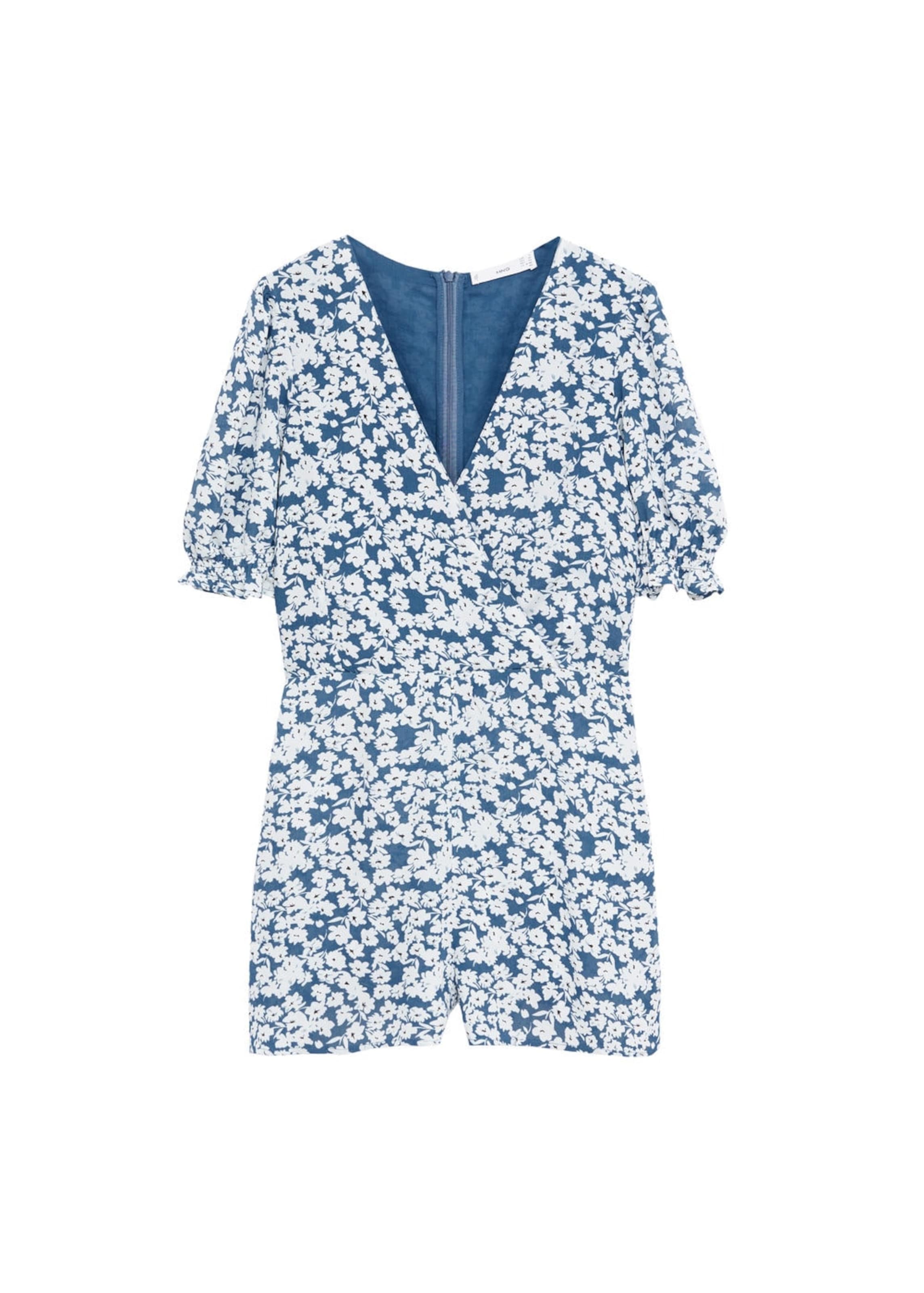 MANGO Overal - modrá / černá / bílá, Produkt