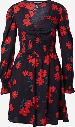 Dorothy Perkins Koktel haljina u smaragdno zelena / crvena / crna, Pregled proizvoda
