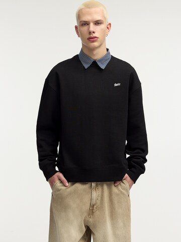 Pull&Bear Tréning póló - fekete