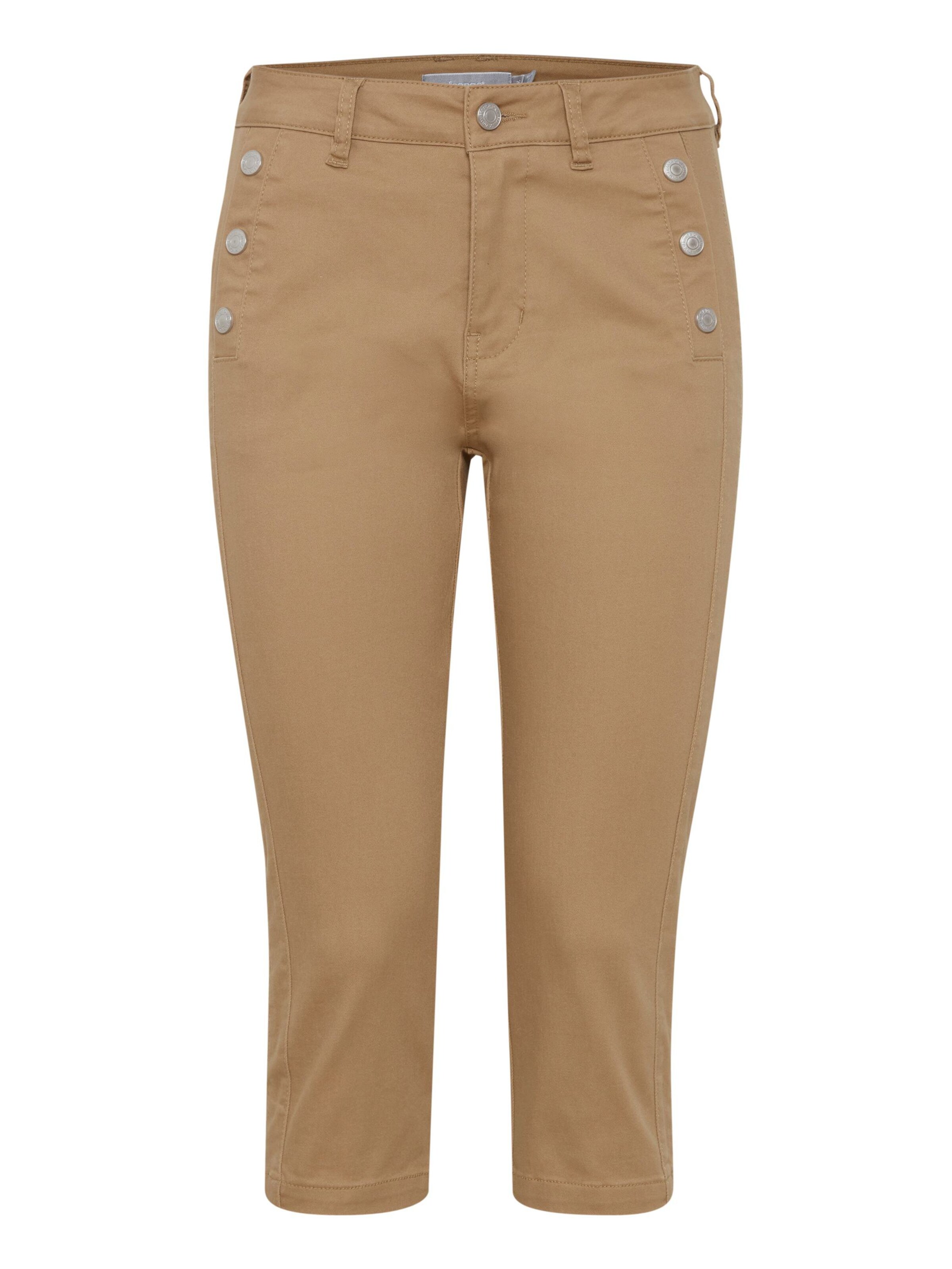 Fransa Slimfit Bukser 'Vomax' i brun: forside