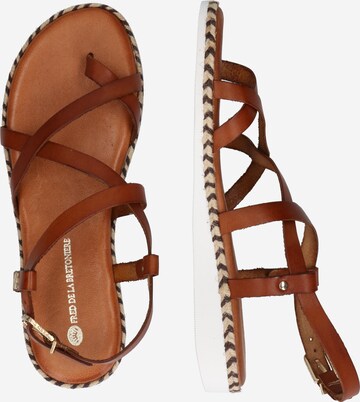 Fred de la BretoniÈre T-Bar Sandals in Brown