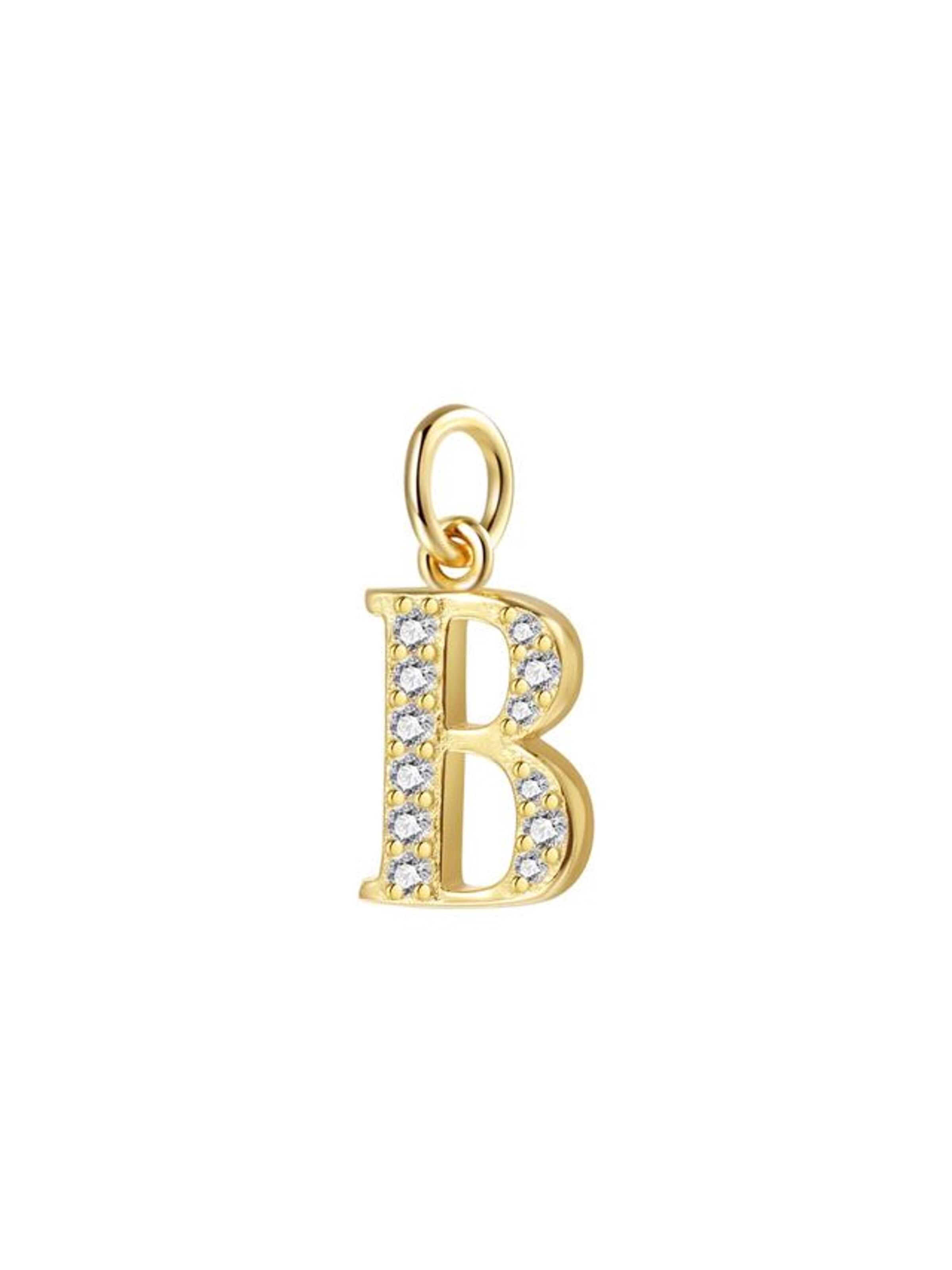 Hey Happiness - Cadena 'Letter B' en oro