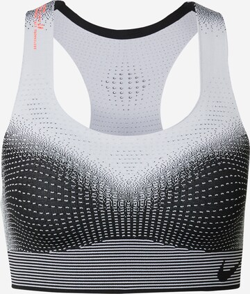 NIKE Bustier Sport-BH 'SWSH' in Schwarz: predná strana