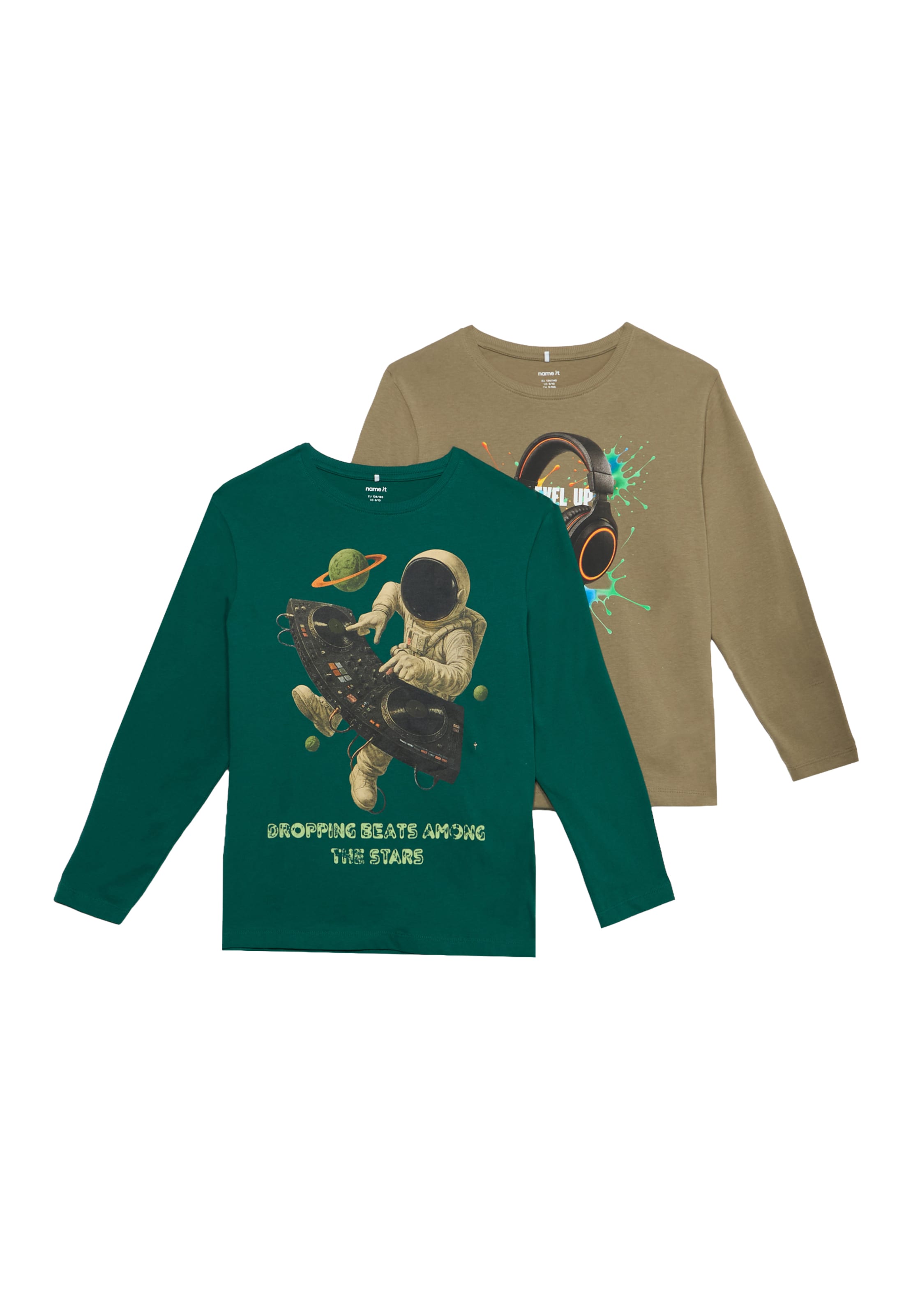 NAME IT Shirt 'NKMVOTO' in 122-128 in Green / Khaki / Olive / Black, Item view