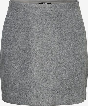Vero Moda Curve Rok 'VMCFortuneallison' in Grijs: voorkant