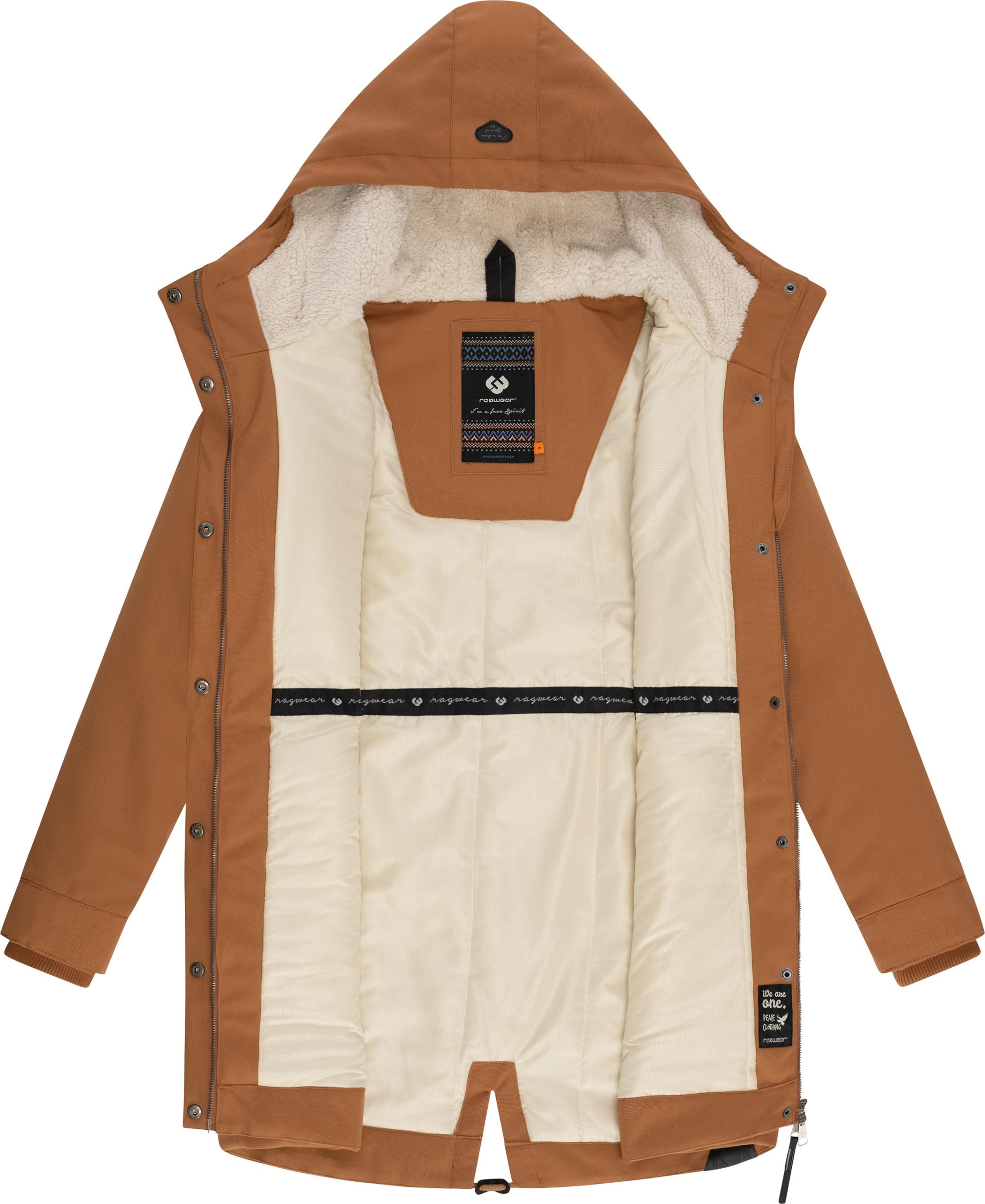 Ragwear Winter jacket in Brown