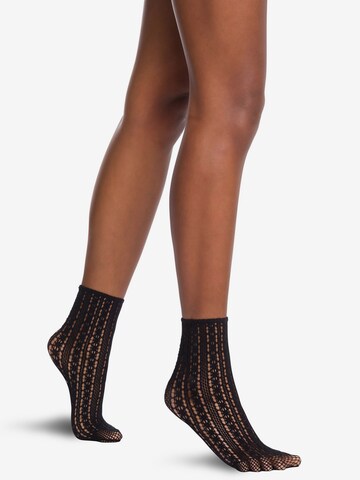 Wolford Socks in Black: front