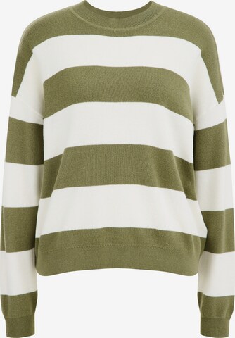 WE Fashion Sweater in Green: front