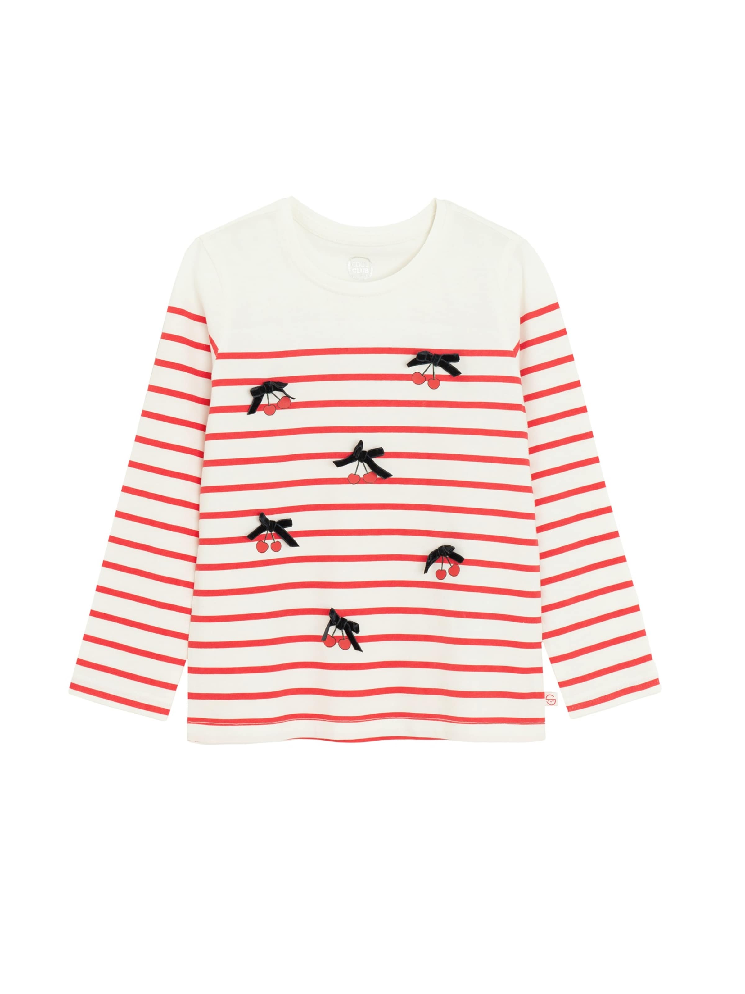 sarkans Cool Club T-Krekls: no priekšpuses