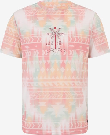 T-Shirt 'Pocosol' Just Rhyse en rose : devant