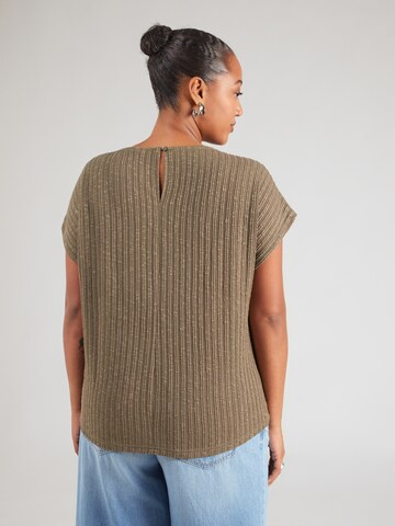 ONLY Carmakoma Blouse in Brown