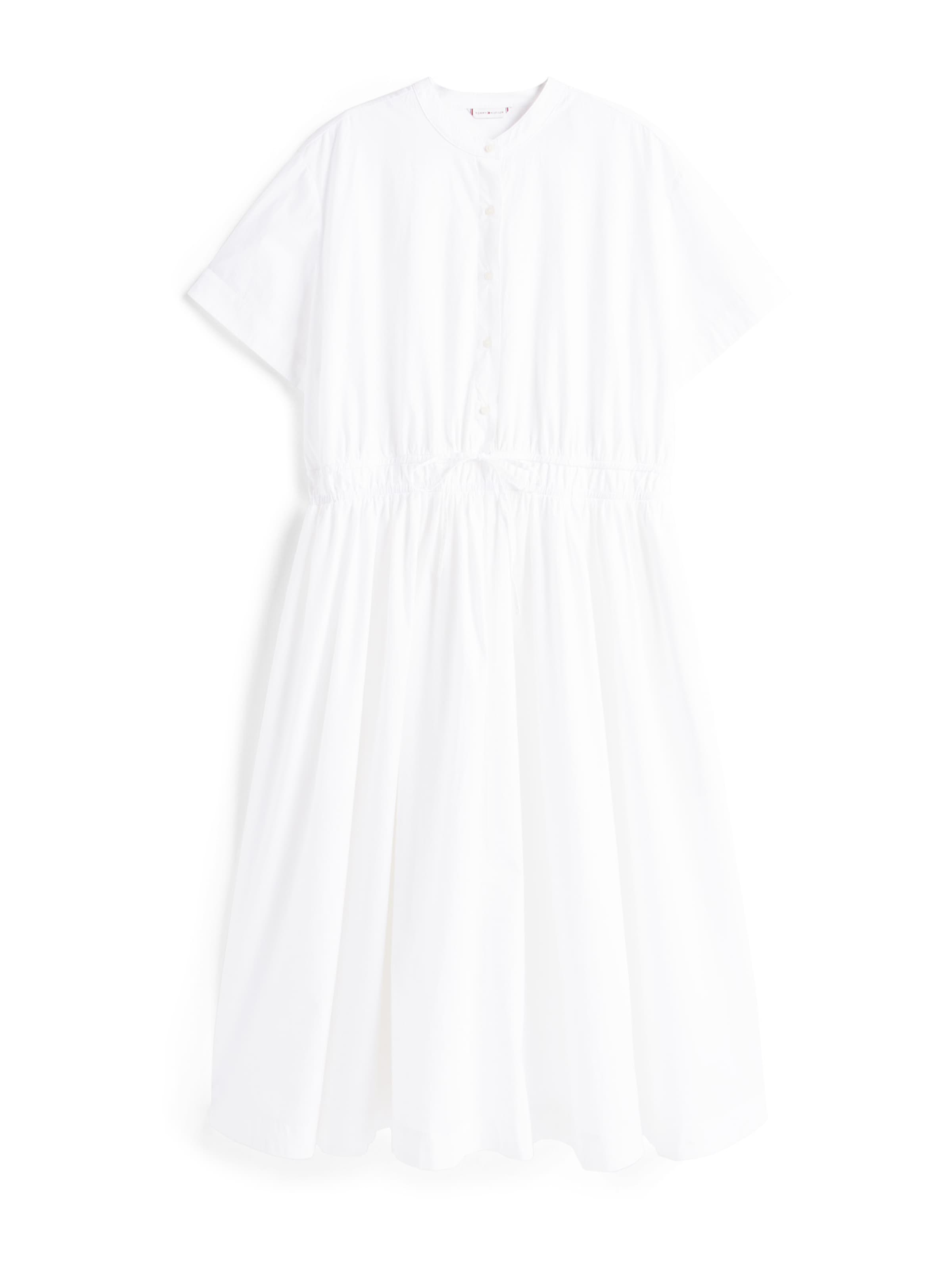 Robe Tommy Hilfiger Curve en blanc : devant