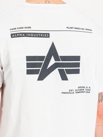 ALPHA INDUSTRIES Shirt in White