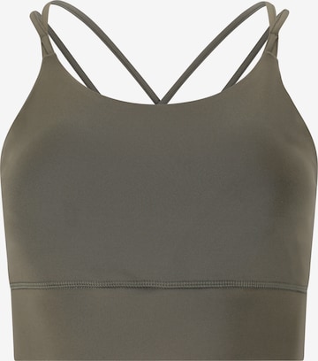 Athlecia Bustier Sport bh 'Elli' in Grijs: voorkant