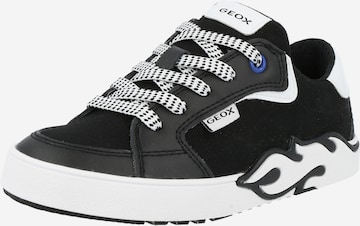 GEOX Sneakers 'ALPHABEET' in Black: front