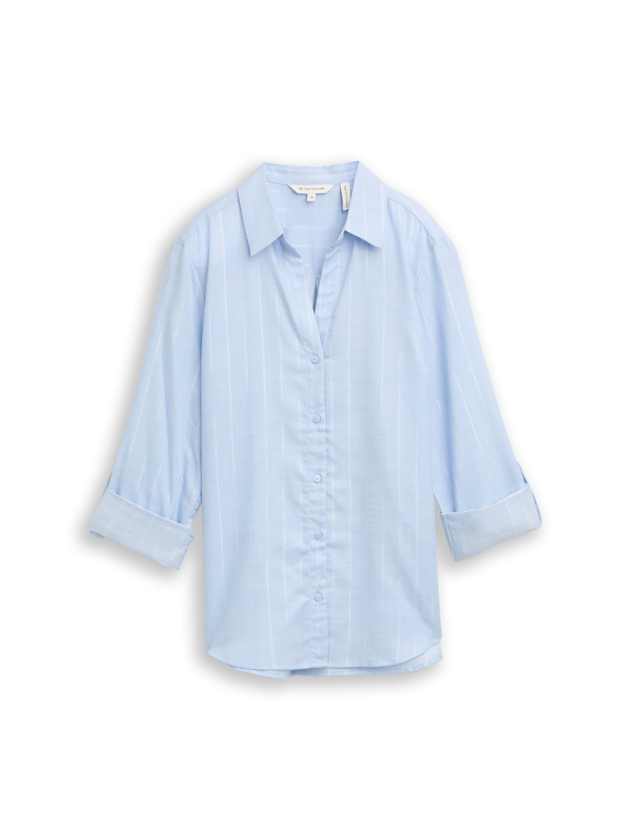 TOM TAILOR Blouse in Blue: front