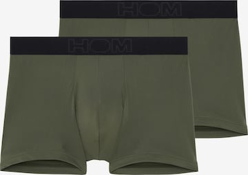 HOM Boxershorts 'Supersoft' in Groen: voorkant