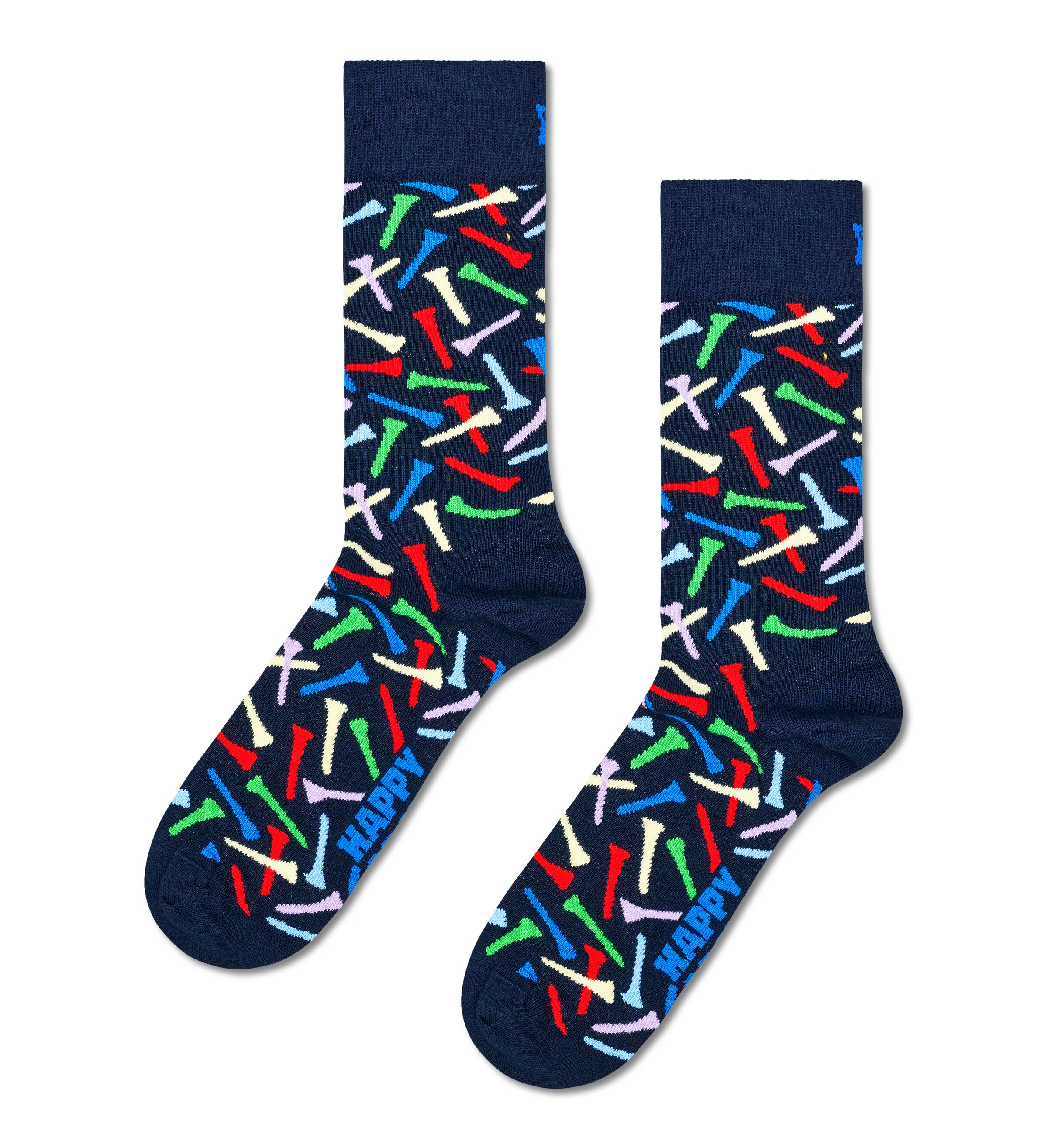 zils Happy Socks Zeķes 'Golf Cart'